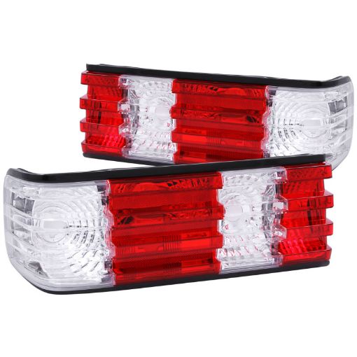 Bild von ANZO 1986 - 1991 Mercedes Benz S Class W126 Taillights RedClear