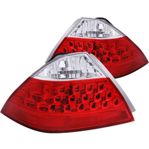 Bild von ANZO 2006 - 2007 Honda Accord Taillights RedClear