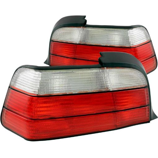 Bild von ANZO 1992 - 1998 BMW 3 Series E36 CoupeConvertable Taillights RedClear