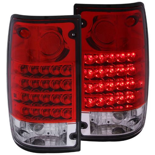 Bild von ANZO 1989 - 1995 Toyota Pickup LED Taillights RedClear