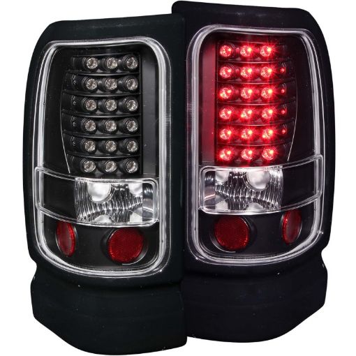 Bild von ANZO 1994 - 2001 Dodge Ram LED Taillights Black