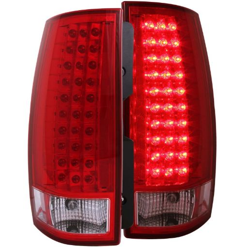 Bild von ANZO 2007 - 2014 Chevrolet Suburban LED Taillights RedClear