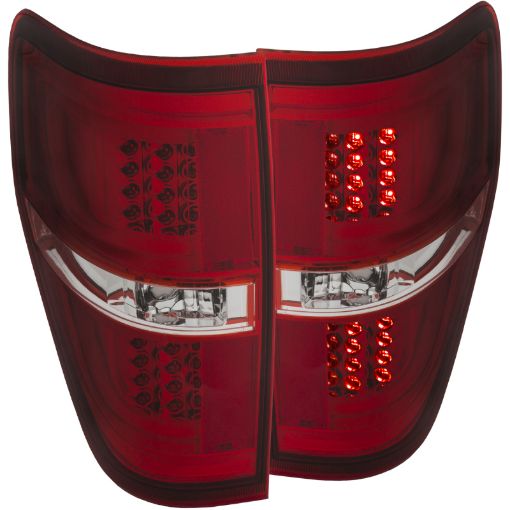 Bild von ANZO 2009 - 2013 Ford F - 150 LED Taillights RedClear