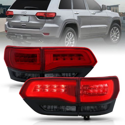 Bild von ANZO 2014 - 2016 Jeep Grand Cherokee LED Taillights RedSmoke