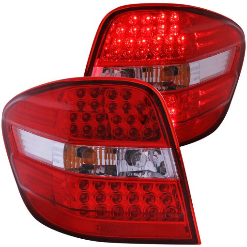 Bild von ANZO 2006 - 2007 Mercedes Benz M Class W164 LED Taillights RedClear