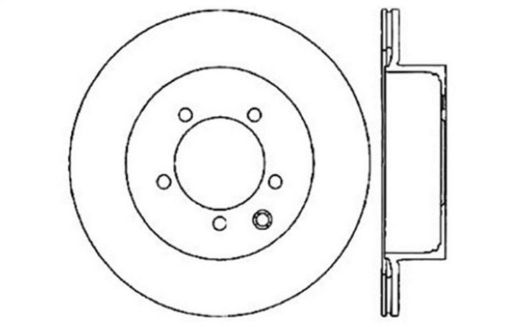 Bild von StopTech 03 - 04 Infiniti G35 03 - 05 G35X 03 - 05 Nissan 350Z Cross Drilled Left Rear Rotor