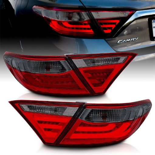 Bild von ANZO 2015 - 2016 Toyota Camry LED Taillights Smoke