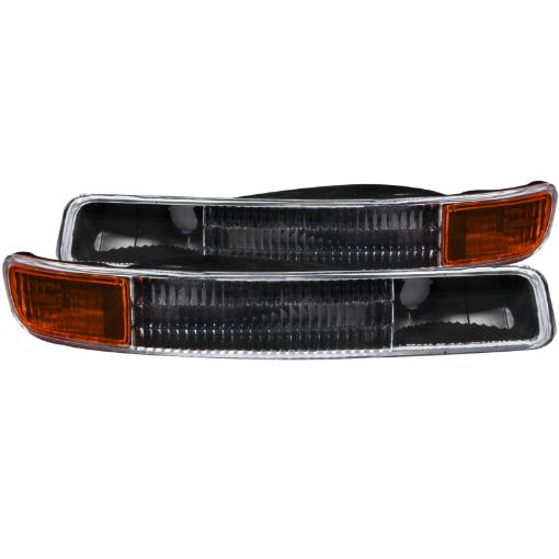 Bild von ANZO 1999 - 2006 Gmc Sierra 1500 Euro Parking Lights Black w Amber Reflector