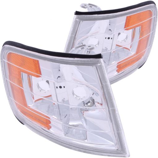 Bild von ANZO Corner Lights 1994 - 1997 Honda Accord Euro Corner Lights Chrome w Amber Reflector