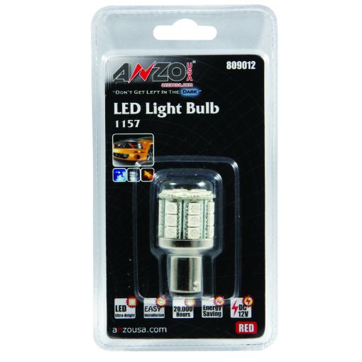 Bild von ANZO LED Bulbs Universal LED 1157 Red - 28 LEDs 1 34in Tall