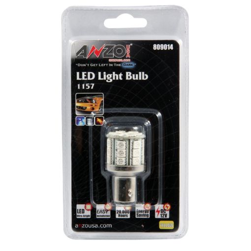 Bild von ANZO LED Bulbs Universal LED 1157 Amber - 28 LEDs 1 34in Tall