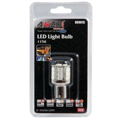 Bild von ANZO LED Bulbs Universal LED 1156 Red - 23 LEDs 1 34in Tall