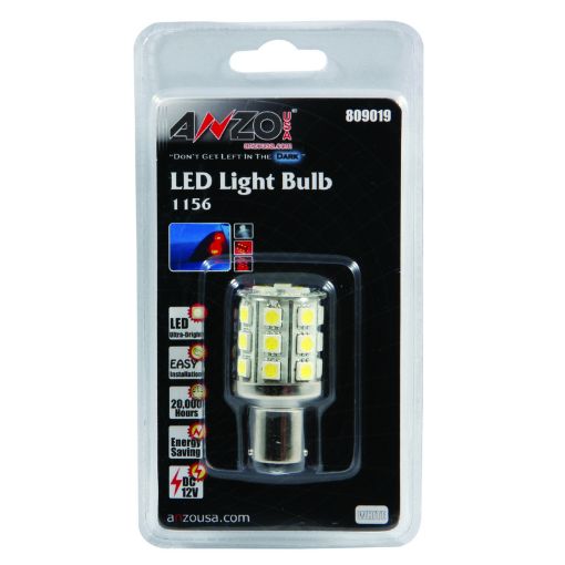 Bild von ANZO LED Bulbs Universal LED 1156 White - 24 LEDs 2in Tall