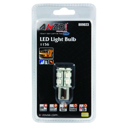 Bild von ANZO LED Bulbs Universal LED 1156 Amber - 13 LEDs 1 34in Tall