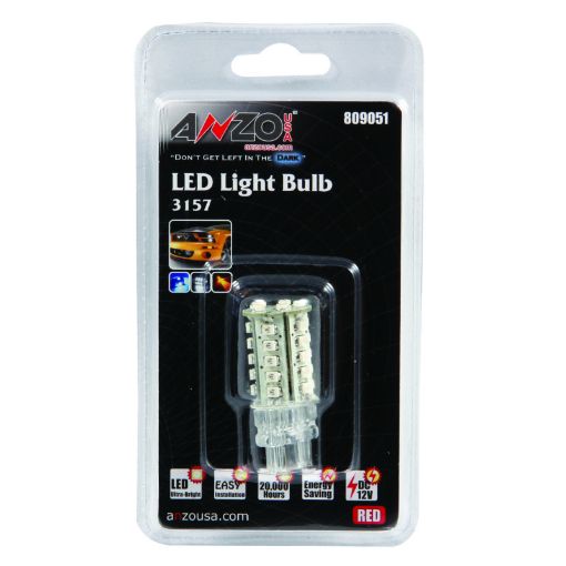 Bild von ANZO LED Bulbs Universal 3157 Red - 30 LEDs 2in Tall