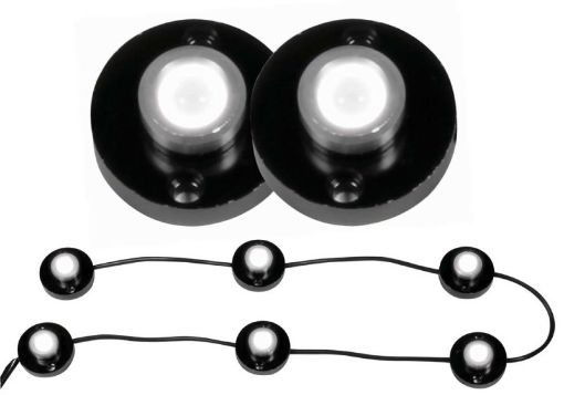 Bild von ANZO Bed Rail Lights Universal LED Heavy Duty 6 Pod LED Bed RailRock Crawler Lighting