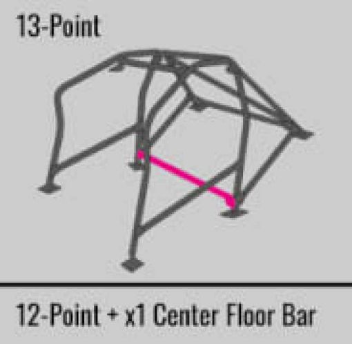 Bild von Cusco SFTY21 2 - Passenger 13 - Point BLK DASH - ESCAPE Roll Cage Subaru STi GRB 08 - 14 (SO NO CNCL)