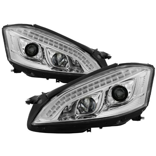 Bild von Spyder Mercedes W221 S Class 07 - 09 Headlights - HID Model Only - Chrome PRO - YD - MBW22107 - HID - DRL - C