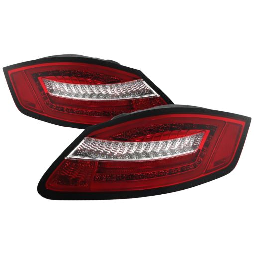 Bild von Spyder Porsche 987 Cayman 06 - 08 Boxster 05 - 08 LED Tail Lights - Red Clear ALT - YD - P98705 - LED - RC