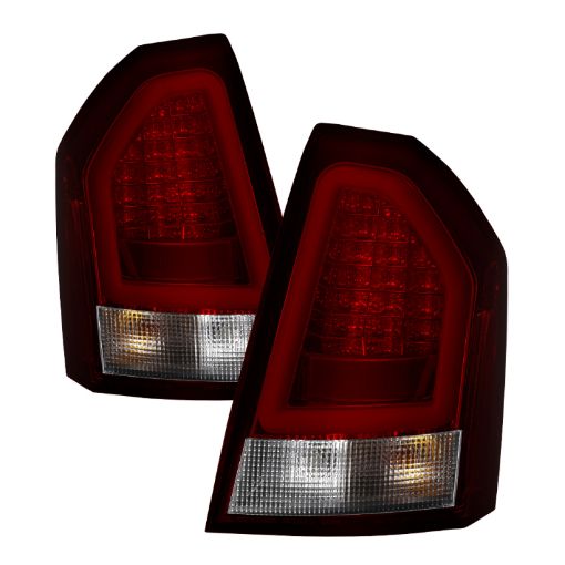 Bild von Spyder Chrysler 300C 08 - 10 V2 Light Bar LED Tail Lights - Red Clear ALT - YD - C308V2 - LED - RC