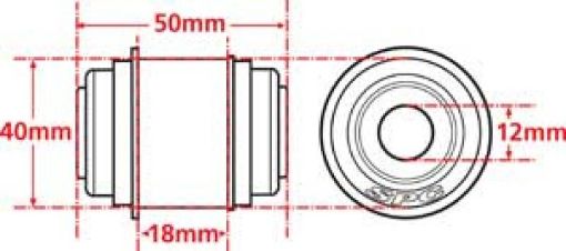 Bild von SPC Performance X Axis Sealed Flex Joint for Mustang Cobra