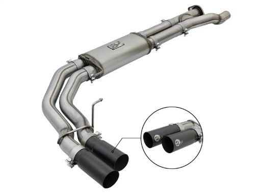 Bild von aFe POWER Rebel Series 3in 409 SS Cat Back Exhaust w Black Tips 17 Ford F - 150 Raptor V6 - 3.5L