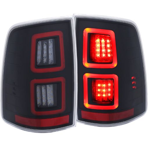 Bild von ANZO LED Black 13 - 17 Dodge Ram 150025003500 LED Taillights Black