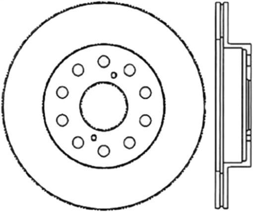 Bild von StopTech Sport Slotted 91 - 95 Toyota MR2 Cryo Rear Left Rotor