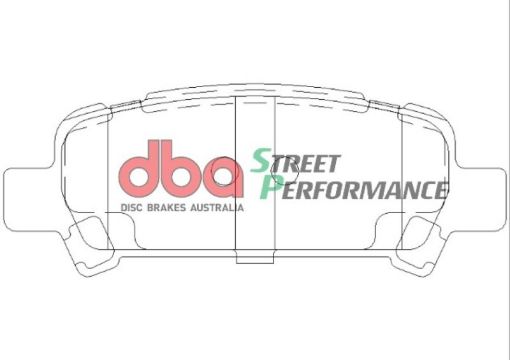 Bild von DBA 02 - 03 Subaru WRX SP500 Rear Brake Pads