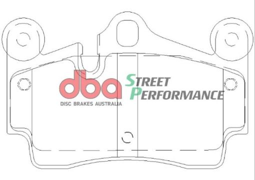 Bild von DBA 03 - 10 Porsche Cayenne SP500 Rear Brake Pads