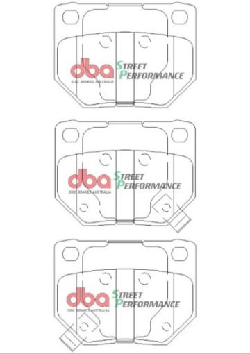 Bild von DBA 06 - 07 Subaru WRX SP500 Rear Brake Pads