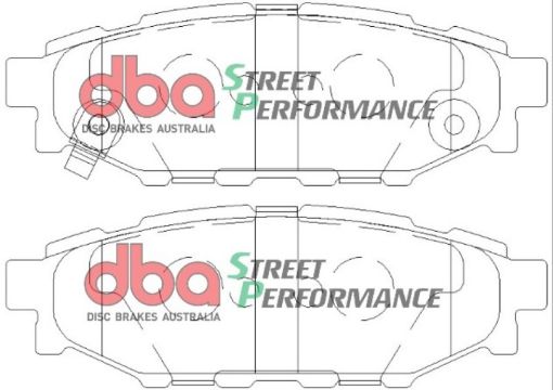 Bild von DBA 08 Subaru WRX SP500 Rear Brake Pads