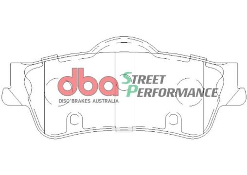 Bild von DBA 08 - 09 Pontiac G8 3.6 Base6.0 SP500 Rear Brake Pads