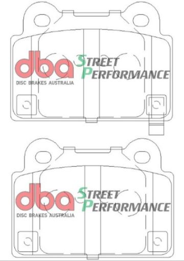 Bild von DBA 08 - 14 Mitsubishi EVO SP500 Rear Brake Pads