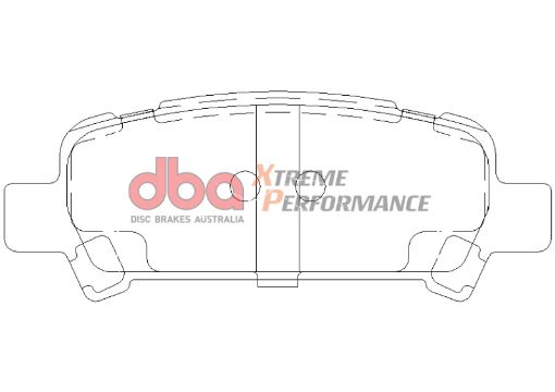 Bild von DBA 02 - 03 Subaru WRX XP650 Rear Brake Pads