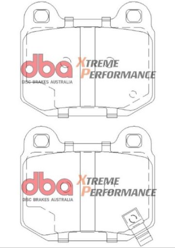 Bild von DBA 03 - 06 EVO 04 - 09 STi 03 - 07 350Z Track EditionG35 w Brembo XP650 Rear Brake Pads