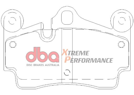 Bild von DBA 03 - 10 Porsche Cayenne XP650 Rear Brake Pads