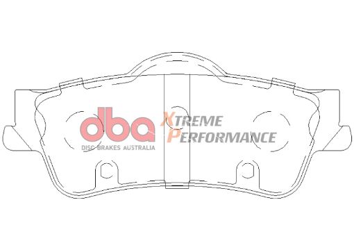 Bild von DBA 08 - 09 Pontiac G8 3.6 Base6.0 XP650 Rear Brake Pads