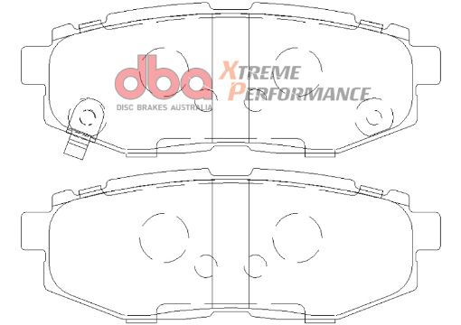 Bild von DBA 11 Subaru Legacy GT XP650 Rear Brake Pads