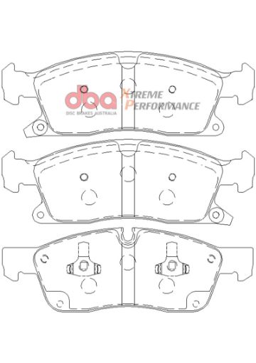 Bild von DBA 11 - 12 Dodge Durango 11 - 12 Jeep Grand Cherokee XP650 Front Brake Pads