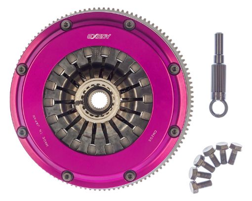 Bild von Exedy 1999 - 2002 Nissan Skyline GTR L6 Hyper Twin Carbon - D Clutch Sprung Center Disc Pull Type