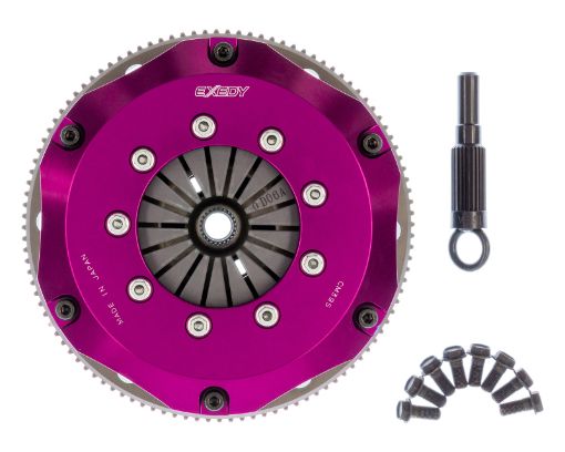 Bild von Exedy 1999 - 2002 Nissan Silvia L4 Hyper Twin Carbon - R Clutch Rigid Disc Push Type Cover (wFW Bolts)