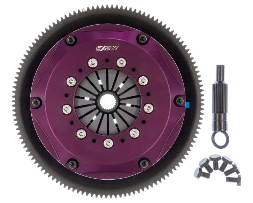 Bild von Exedy 1986 - 1989 Mazda RX - 7 R2 Hyper Triple Cerametallic Clutch Rigid Disc Push Type Cover