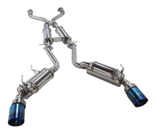 Bild von HKS 09 370z Dual Hi - Power Titanium Tip Catback Exhaust (requires removal of emissions canister shie