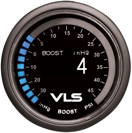 Bild von Revel VLS 52mm 30inHg - 45PSI Digital OLED Boost Gauge