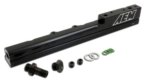 Bild von AEM 99 - 00 Honda Civic Si Black Fuel Rail