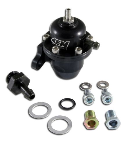 Bild von AEM 98 - 99 Acura CL 00 - 05 S2000 98 - 02 Accord 96 - 00 Civic Black Adjustable Fuel Pressure Regulat