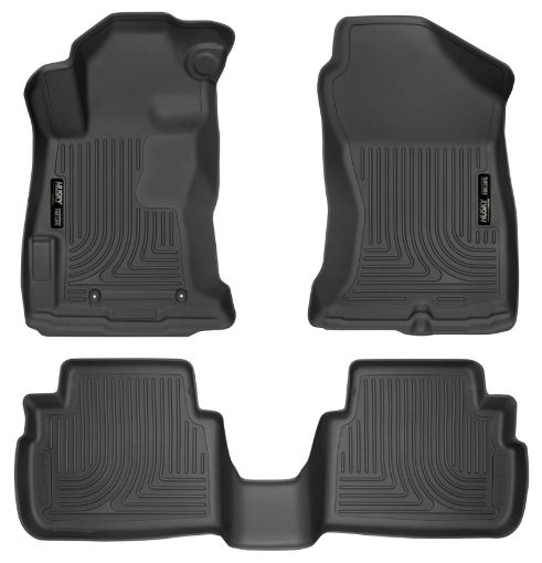 Bild von Husky Liners 2017 Subaru Impreza Weatherbeater Black Front 2nd Seat Floor Liners