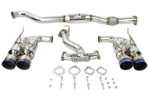 Bild von Invidia 08 - 14 Subaru WRX Hatchback Gemini Single Layer Titanium Tip Cat - back Exhaust