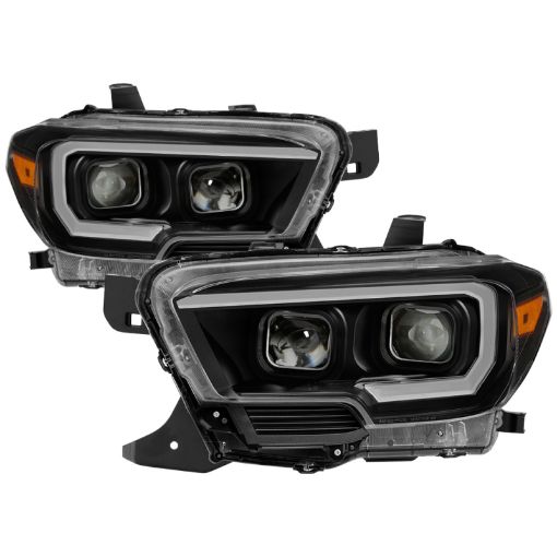 Bild von xTune Toyota Tacoma 16 - 18 DRL Light Bar Projector Headlights - Black PRO - JH - TTA16 - LBDRL - BK